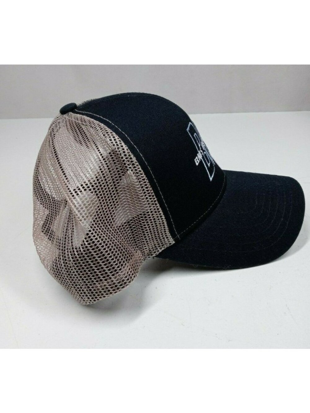 Vintage BMS Logistics Inc. Mesh Back Embroidered Snapback Baseball Cap - Picture 3 of 7